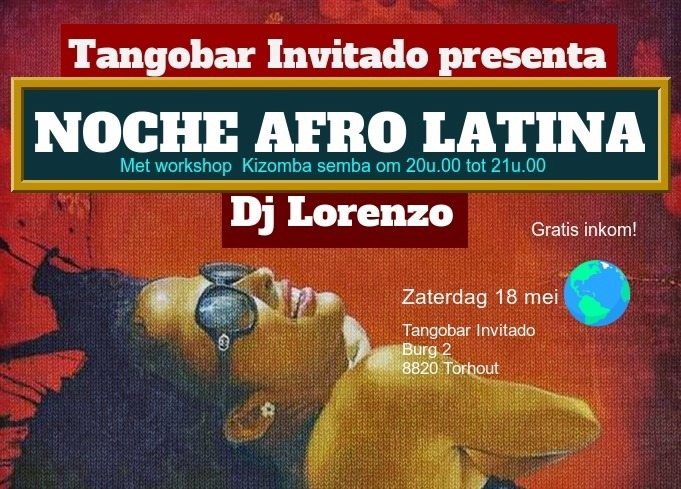 Noche Afro-Latina te Torhout met DJ Lorenzo