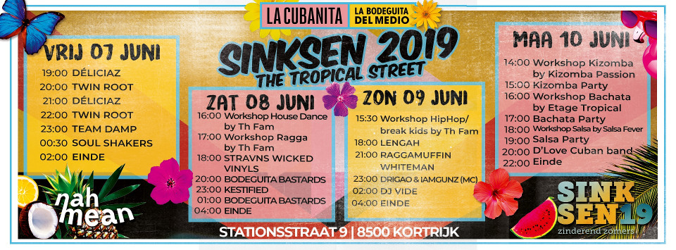 Kizomba workshop tijdens Sinksen Kortrijk – Tropical Street Party