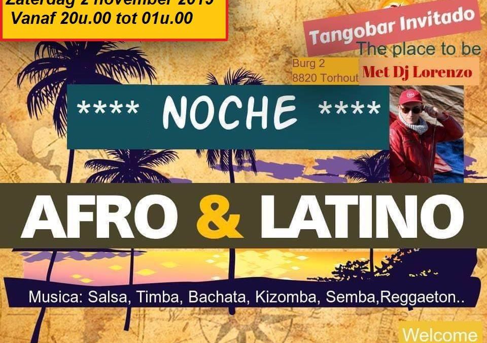 Noche Afro-Latina te Torhout op 2/11/19 met DJ Lorenzo